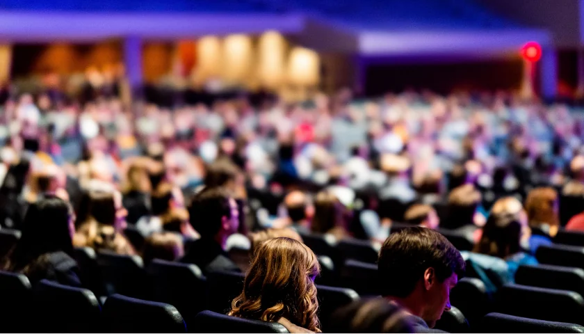Audience attending an international gaming industry event